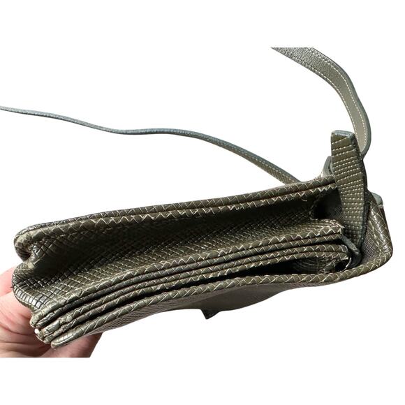 Longchamp Compact Pebbled Leather Crossbody Bag - Picture 16 of 16